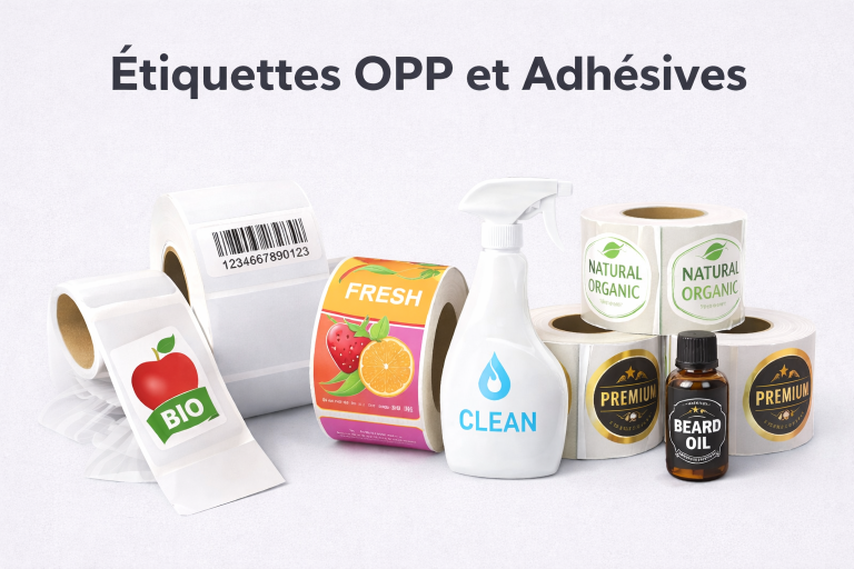 Étiquettes entourantes